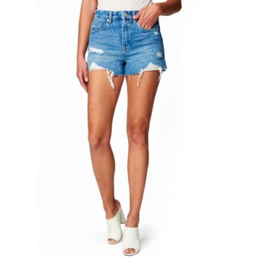 BlankNYC "The Barrow" High Rise Distressed Shorts  Size 29